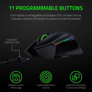 ماوس گیمینگ بی سیم ریزر مدل Basilisk Ultimate